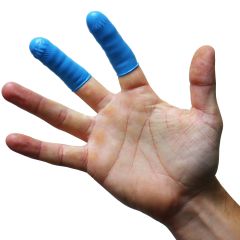 RE-GEN - 5pcs Blue Catering Nitrile Finger Cot