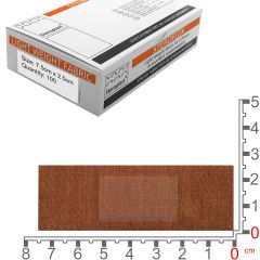 Steroflex Elasticated Fabric Plasters | 7.5cm x 2.5cm | 100 Pack