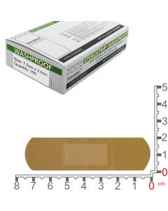 Sterostrip Washproof Plasters | 7.5cm x 2.5cm | 100 Pack
